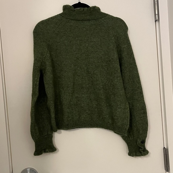 NWT Sézane Carlota Sweater Garden Green szXS - Picture 7 of 8